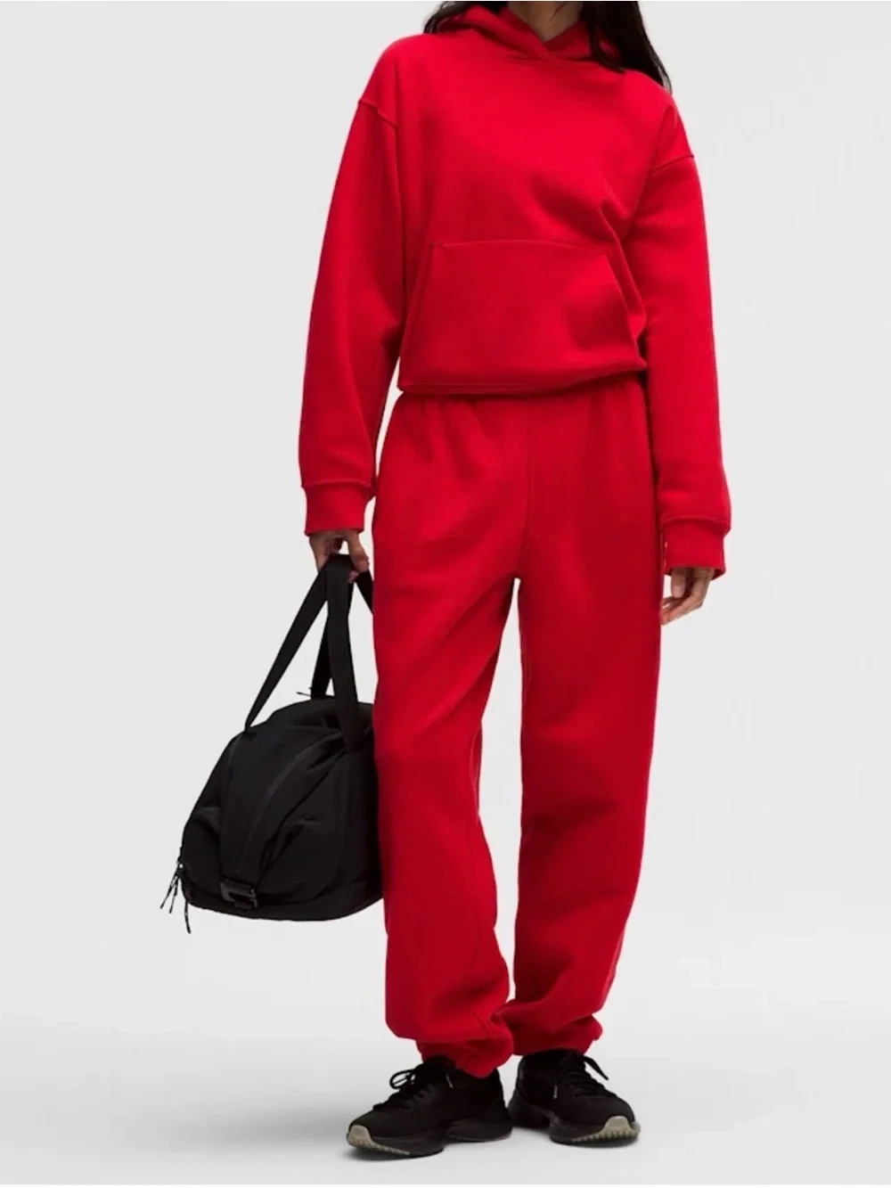 lululemon Women's Steady State SuperLoft Hoodie Oxford Red Size M